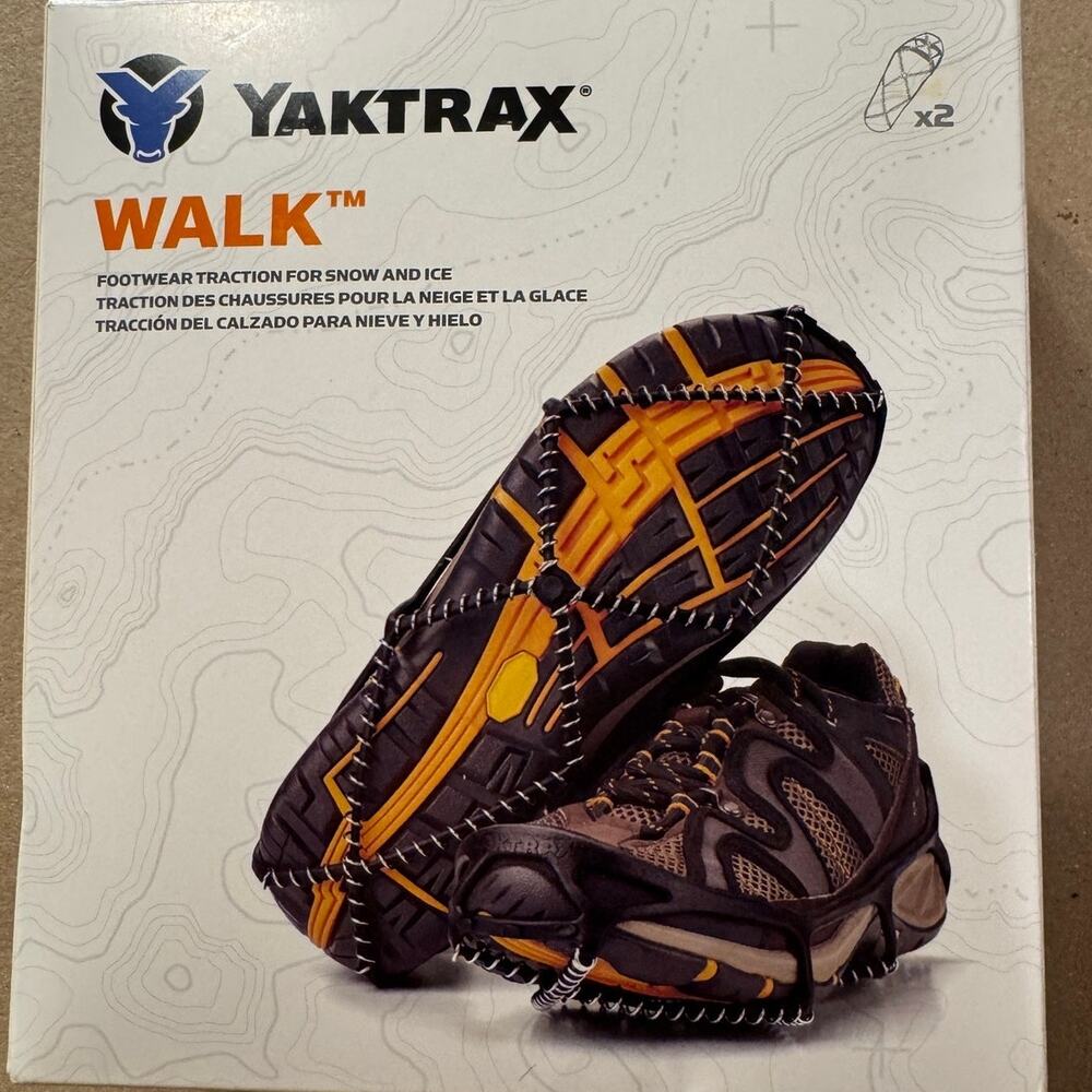 Yaktrax  Shoe Traction Device, Lightweight, Unisex Size Medium